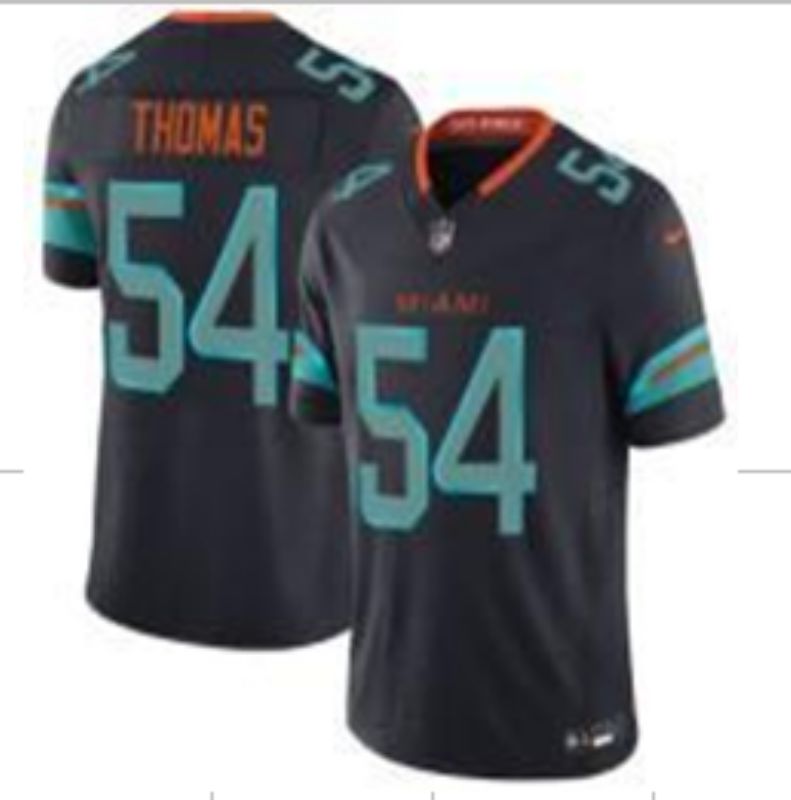 Men Miami Dolphins #54 Thomas black Nike 2025 Limited Nike NFL Jersey 05->dallas cowboys->NFL Jersey